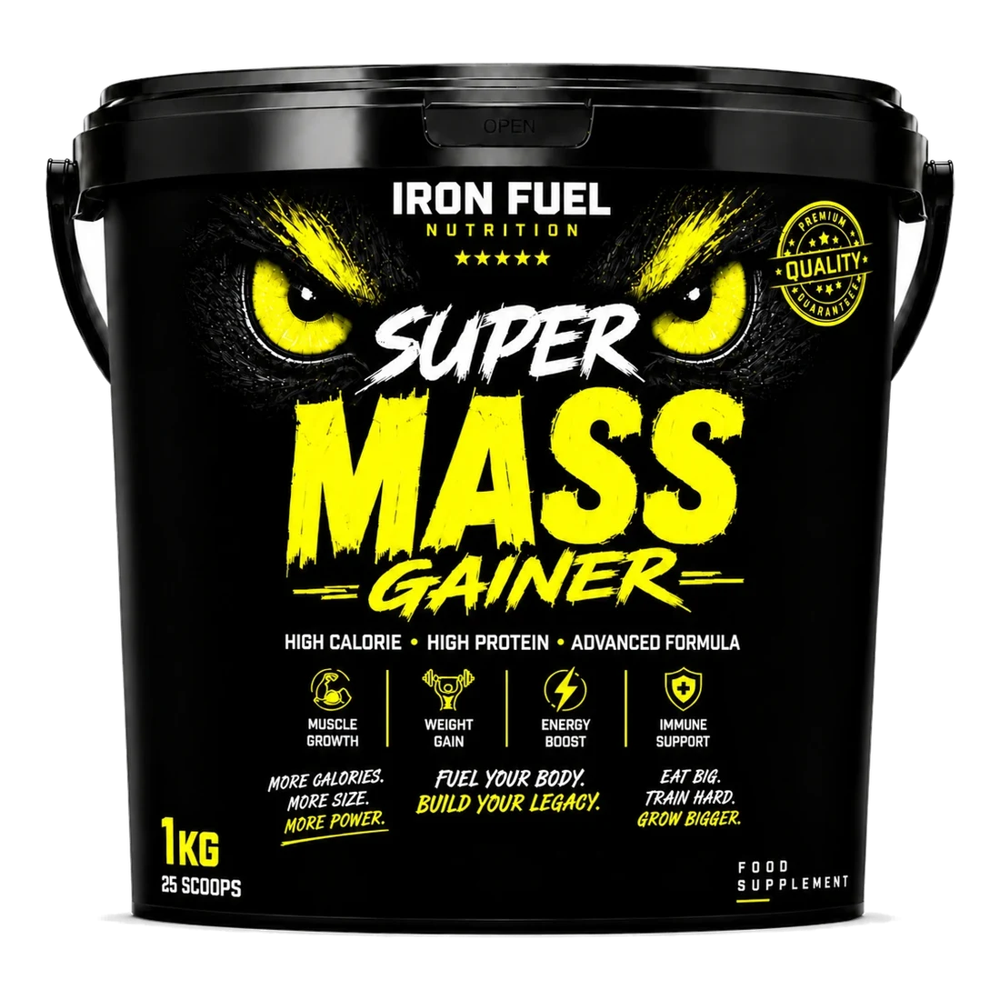 IRON FUEL Super Mass Gainer tub